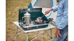 Coleman Classic 2 Burner Propane Portable Stove -Coleman opplanet coleman classic 2 burner propane portable stove 20k btu 2000037883 usage 3