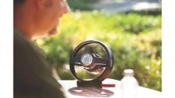 Coleman CPX 6 Portable Tent Fan W/ Four 5MM LED Lights -Coleman opplanet coleman cpx 6 portable tent fan 2000016505 usage 1