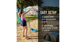 Coleman Goshade 7x7 Backpack Sun Shelter 11 Coleman Goshade 7x7 Backpack Sun Shelter -Coleman opplanet coleman goshade backpack sun shelter caribbean blue 7x7 2000037512 av 3