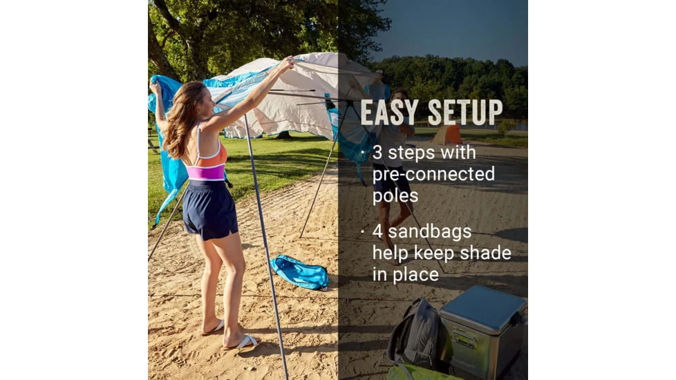 Coleman Goshade 7x7 Backpack Sun Shelter 6 Coleman Goshade 7x7 Backpack Sun Shelter - Image 4