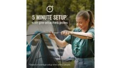 Coleman Skydome Tent 10 Person Blue Nights 5 Minute Setup -Coleman opplanet coleman skydome tent 10 person blue nights 5 minute setup av 1