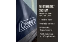 Coleman Skydome Tent 10 Person Blue Nights 5 Minute Setup -Coleman opplanet coleman skydome tent 10 person blue nights 5 minute setup av 3