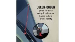 Coleman Skydome Tent 10 Person Blue Nights 5 Minute Setup -Coleman opplanet coleman skydome tent 10 person blue nights 5 minute setup av 5