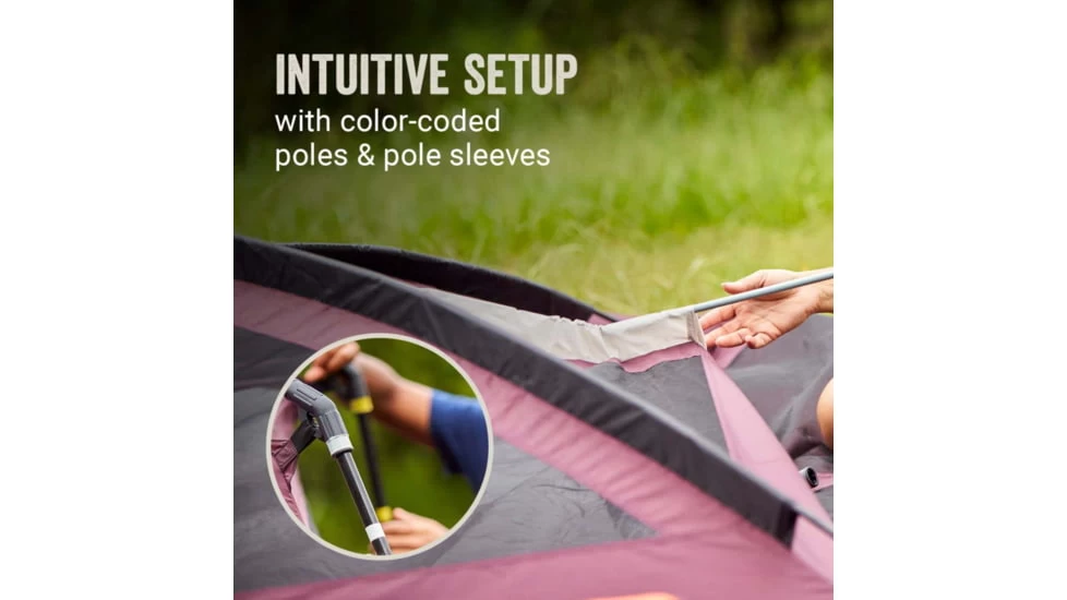 Coleman Skylodge Tent 10 Persn Blackberry W/screen Room 4 Coleman Skylodge Tent 10 Persn Blackberry W/screen Room - Image 2