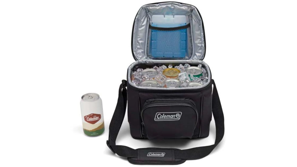 Coleman Soft Cooler Chiller 9 Can Black 5 Coleman Soft Cooler Chiller 9 Can Black - Image 3