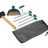 Coleman Tent Kit W/ Rubber Mallet, 4 Tent Stakes, Stake Puller, Hand Broom, Dustpan