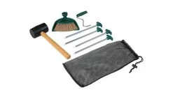 Coleman Tent Kit W/ Rubber Mallet, 4 Tent Stakes, Stake Puller, Hand Broom, Dustpan